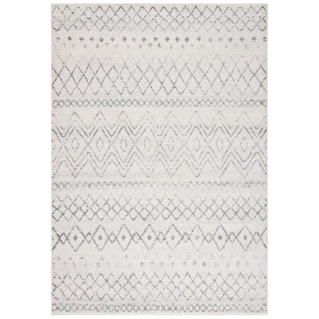 Safavieh 4 x 6 ft. Madison 798D Power Loomed Rectangle Area Rug Ivory & Charcoal MAD798D-4